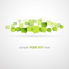 Speech bubble network background N3