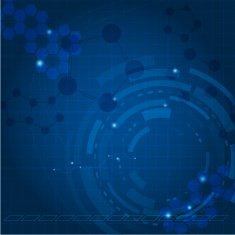 Blue tech background