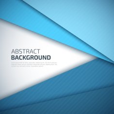 Blue paper layers abstract vector background