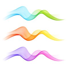 Abstract colorful background with wave N2