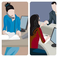 Service Worker Illustrations Series N15