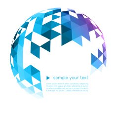 Abstract colorful geometric background N60