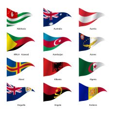 Set Flags of world sovereign states N8