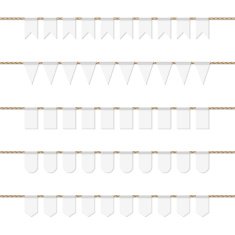 Bunting banners set