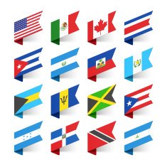 Flags of the World North America