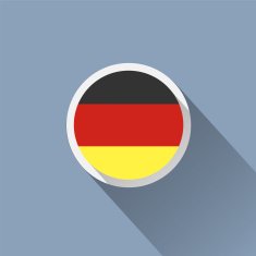 Germany Flag Button Icon