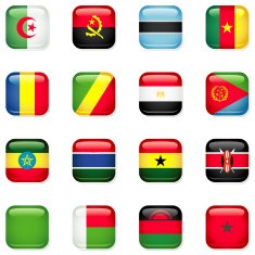African Icon Flags A