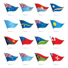 Flag Pins Oceania