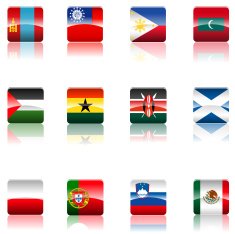 Country's national Flag collection N3