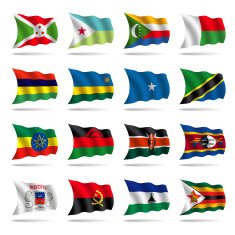 World flags waving N17