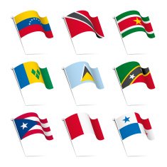 World flags waving N18