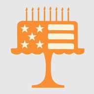 Flag Cake