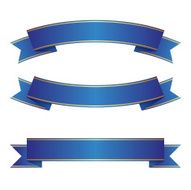 Blue gold ribbon collection