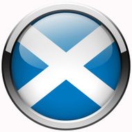 scotland flag gel metal button