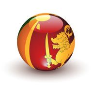 Sri Lanka Flag Sphere