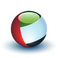 United Arab Emirates Flag Sphere