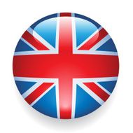 World Flag Button UK