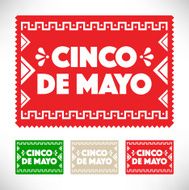 Cut Out Paper - Cinco De Mayo (Fifth of May)