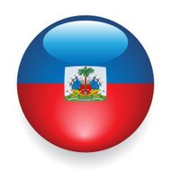 World Flag Button Haiti