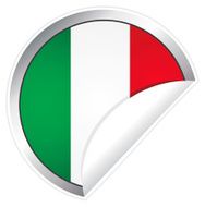 Italian Flag Sticker