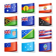 World flags Oceania