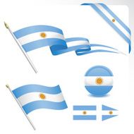 Argentinian Flag Set