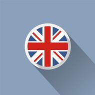 UK Flag Button Icon