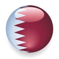World Flag Button Qatar