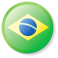 Flag Lapel Button - Brazil