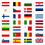 European Union Countries Flags