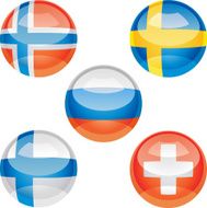 Flag Buttons N6