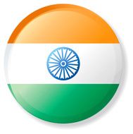 Flag Lapel Button - India