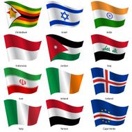 Set Flags of world sovereign states N13