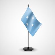 Table flag of Federated States Micronesia