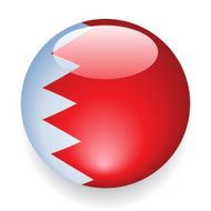 World Flag Button Bahrain