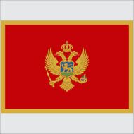 National flag of Montenegro