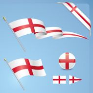 English Flag Set