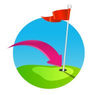 Hit a hole in one