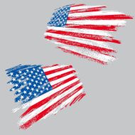 Grunge USA flag N6