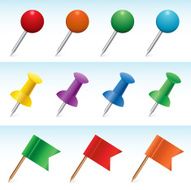 Push Pins and Map Markers Selection