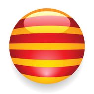 World Flag Button Catalonia