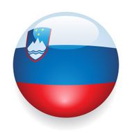 World Flag Button Slovenia