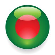 World Flag Button Bangladesh