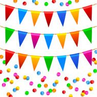 Colorful confetti pattern