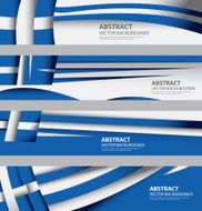 Abstract Greek Flag Greece National Background (vector Art)