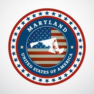 Vintage label Maryland