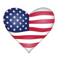 American Flag Heart N6