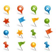 Pins and Tacks Icon