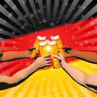 Germany holiday background Cheers
