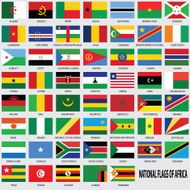 National flags of Africa